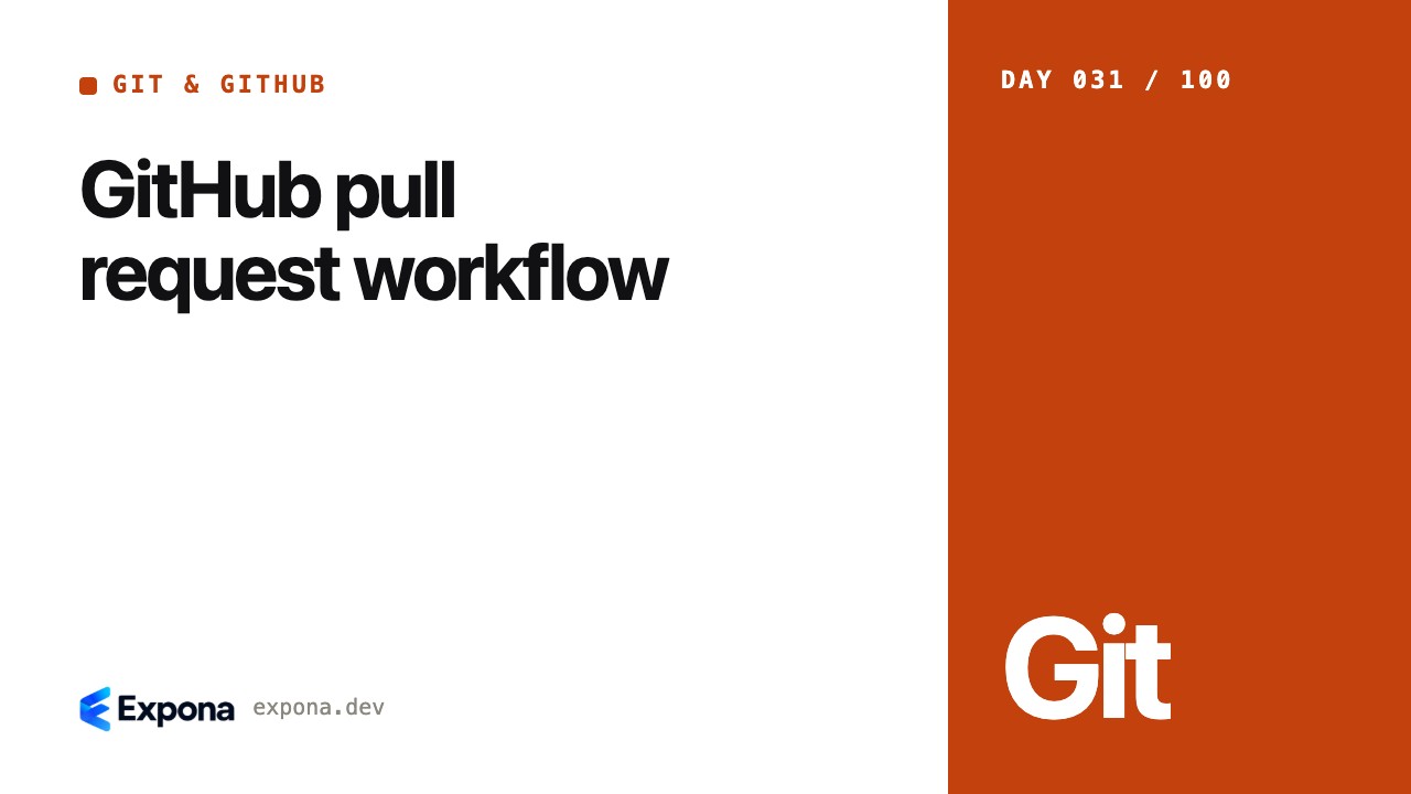 GitHub pull request workflow for Git & GitHub developers