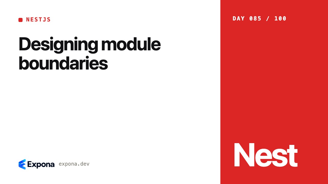 Designing module boundaries: what developers should know