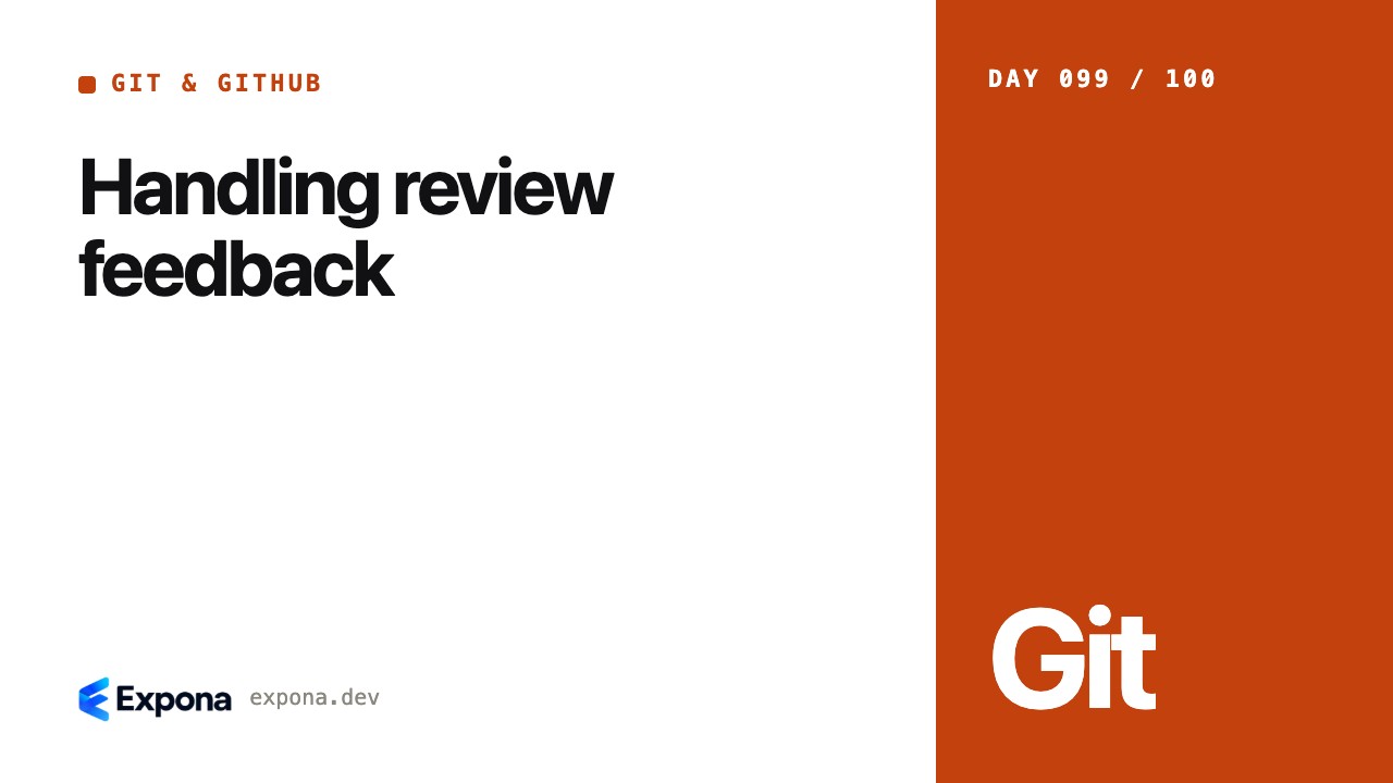 Handling review feedback: a practical Git & GitHub guide