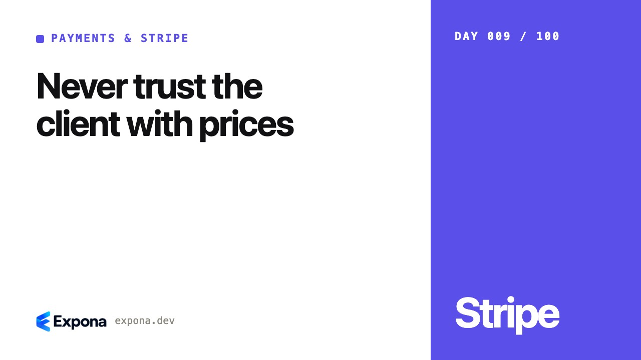 Never trust the client with prices: a step-by-step guide