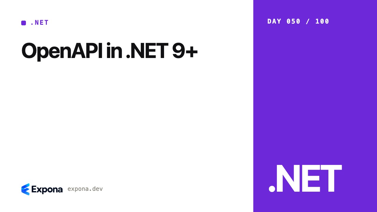 OpenAPI in .NET 9+: a practical guide for developers