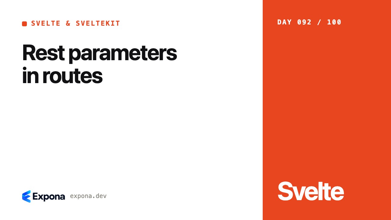 Rest parameters in routes: practical tips and trade-offs