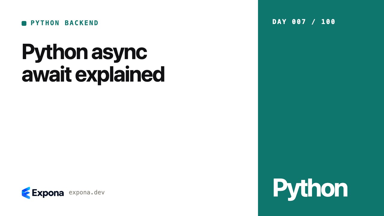 Python async await explained: what developers should know