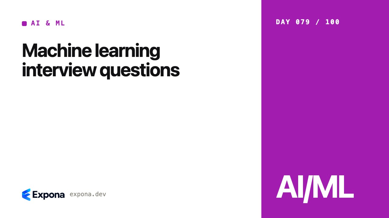 Machine learning interview questions: a practical guide