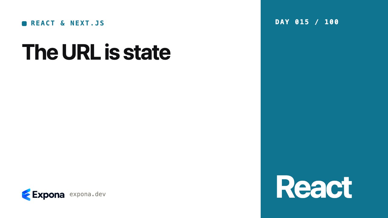 The URL is state: a React & Next.js guide for developers