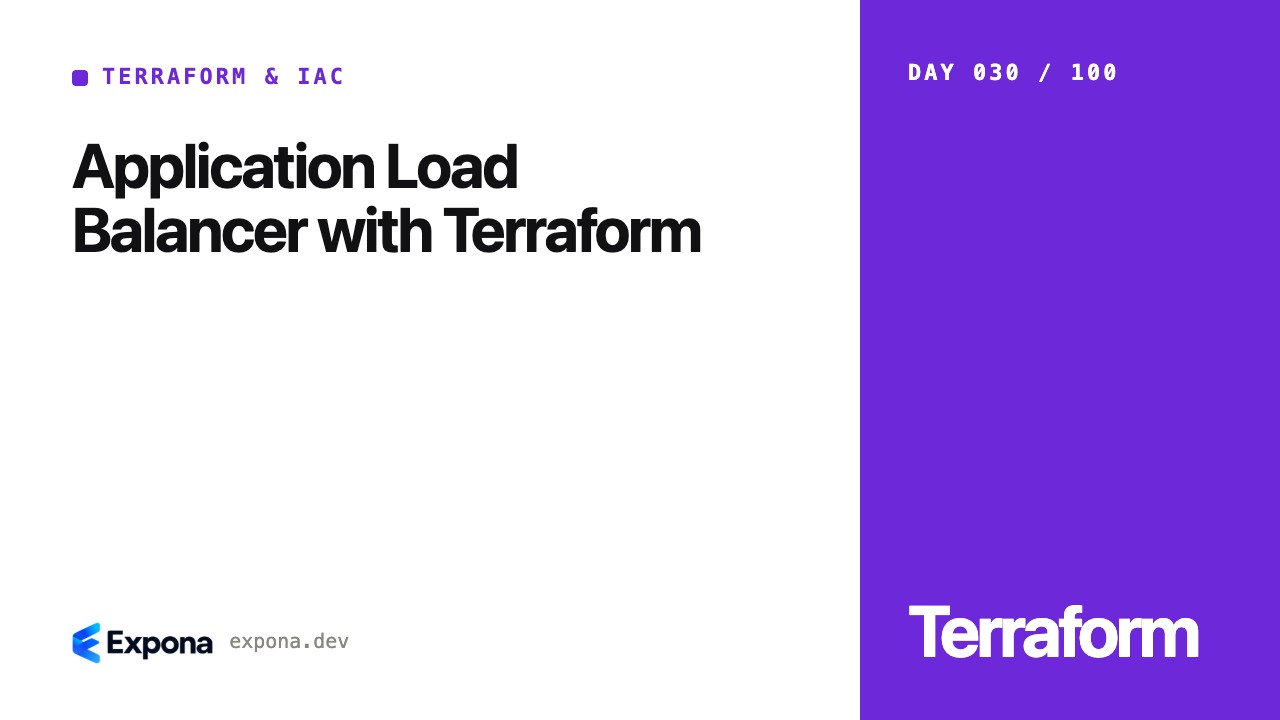 Application Load Balancer with Terraform for production