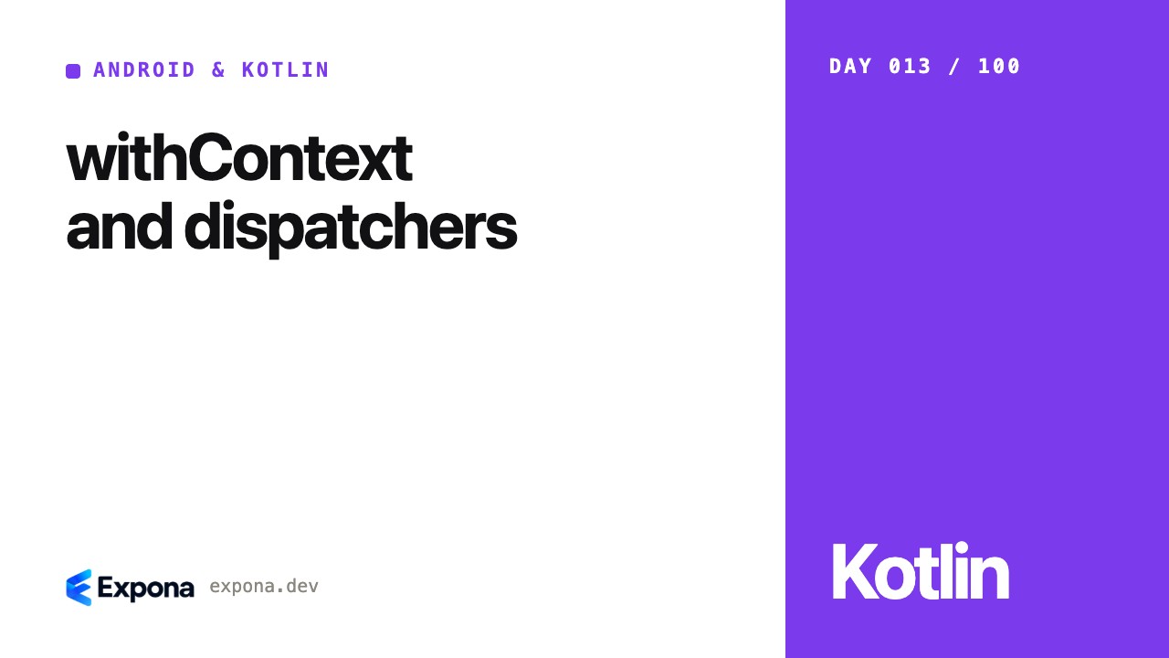 withContext and dispatchers: what developers should know