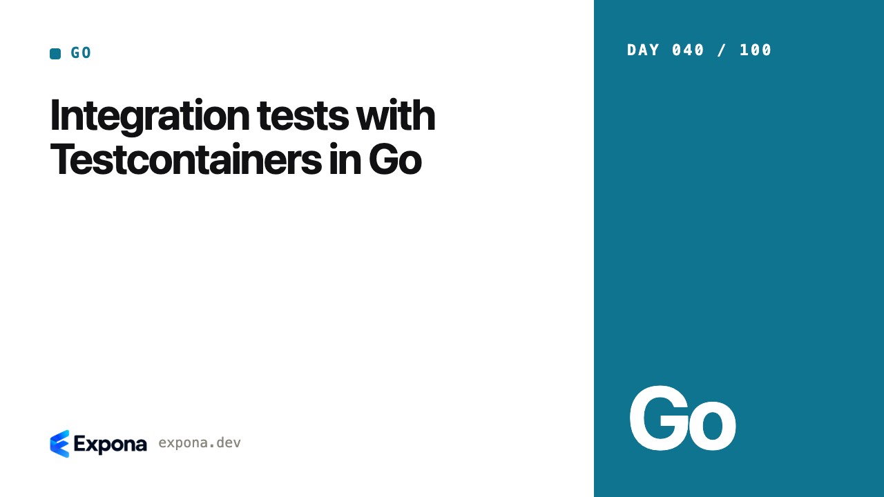 Integration tests with Testcontainers in Go: a deep dive