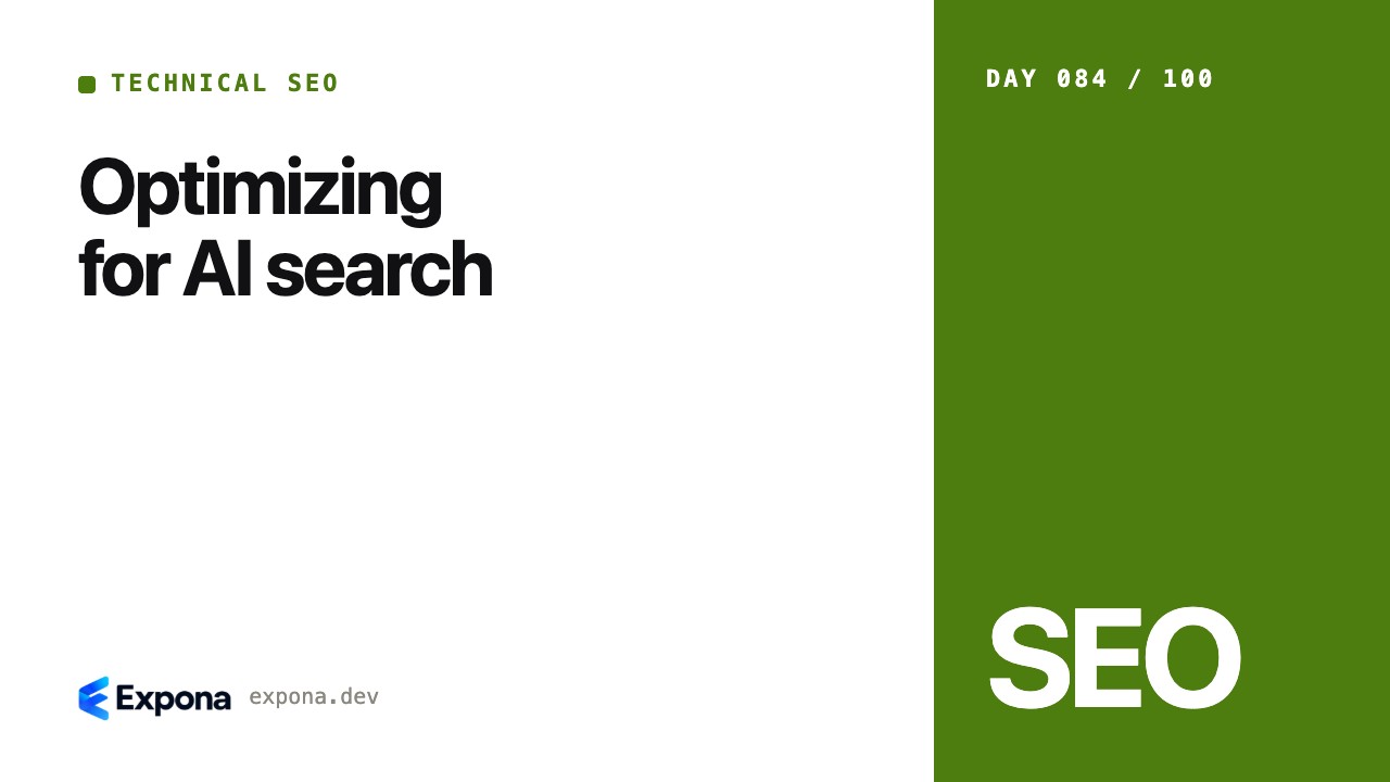 Optimizing for AI search in Technical SEO for Developers