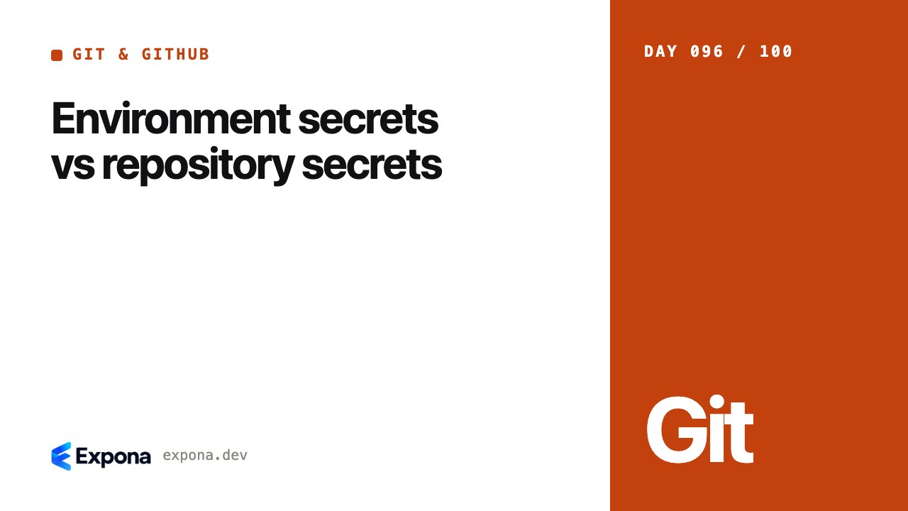 Environment secrets vs repository secrets for production