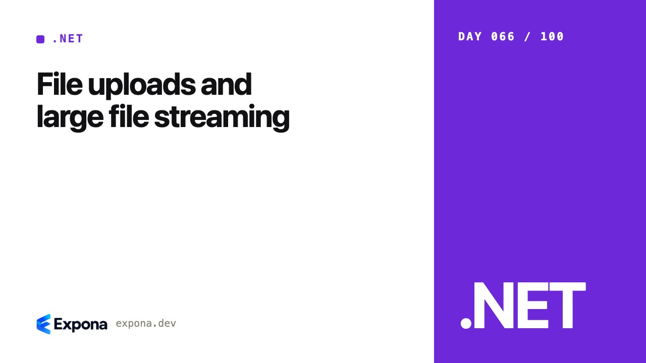 File uploads and large file streaming: a practical guide