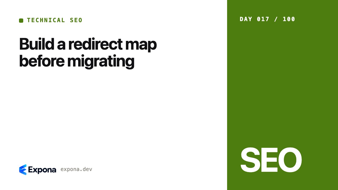 Build a redirect map before migrating: a practical guide