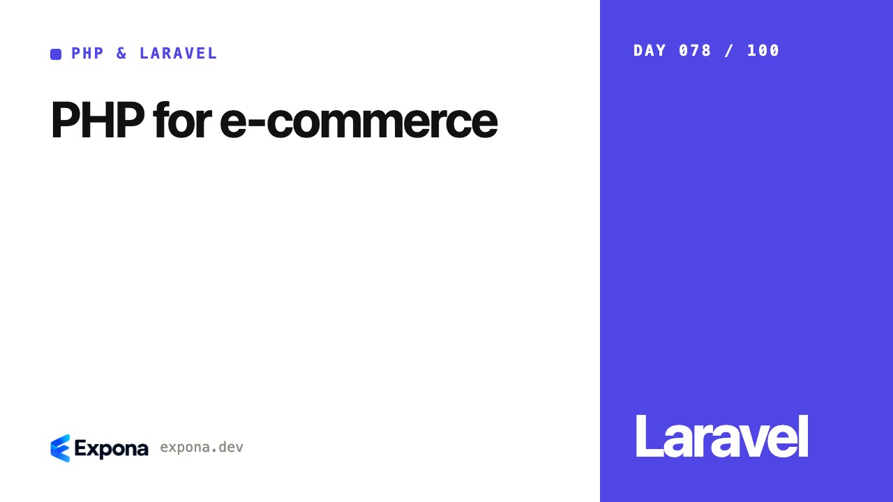 PHP for e-commerce: a PHP & Laravel guide for developers