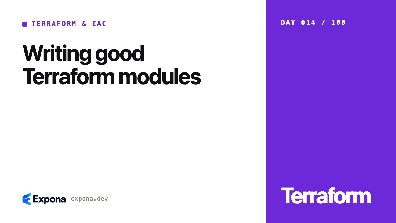 Writing good Terraform modules: best practices explained