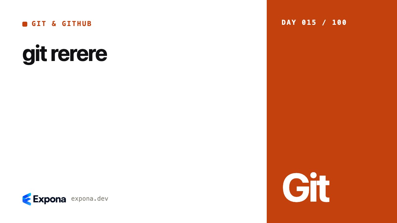 git rerere: what every Git & GitHub developer should know