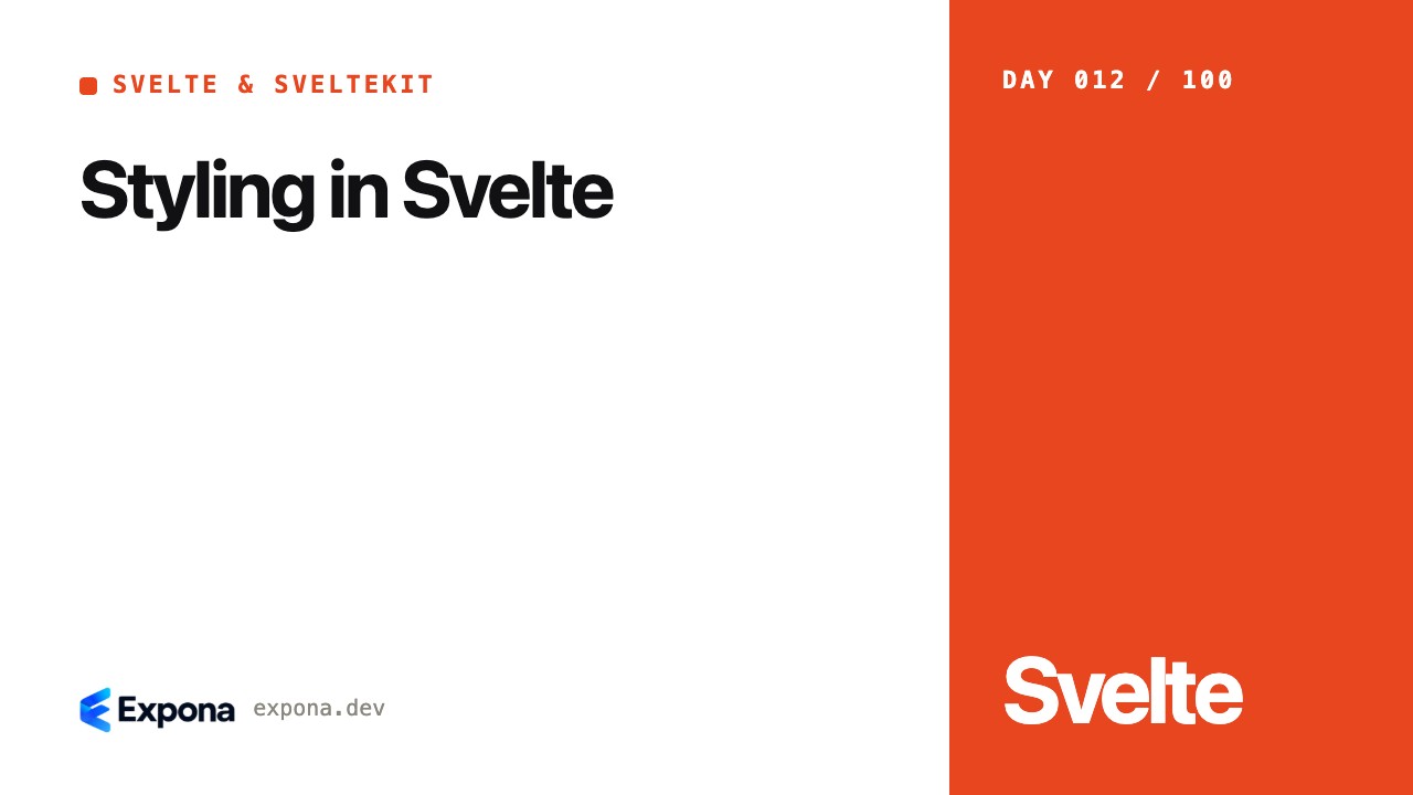 Styling in Svelte: a practical Svelte & SvelteKit guide