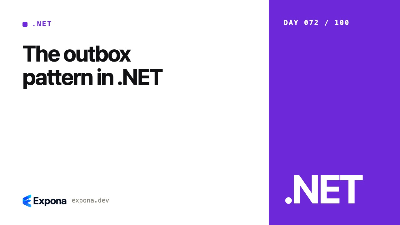 The outbox pattern in .NET: patterns, pitfalls and fixes