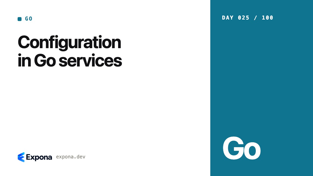 Configuration in Go services: what developers should know