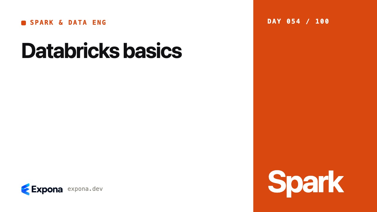 Databricks basics: a Spark & Data Eng guide for developers