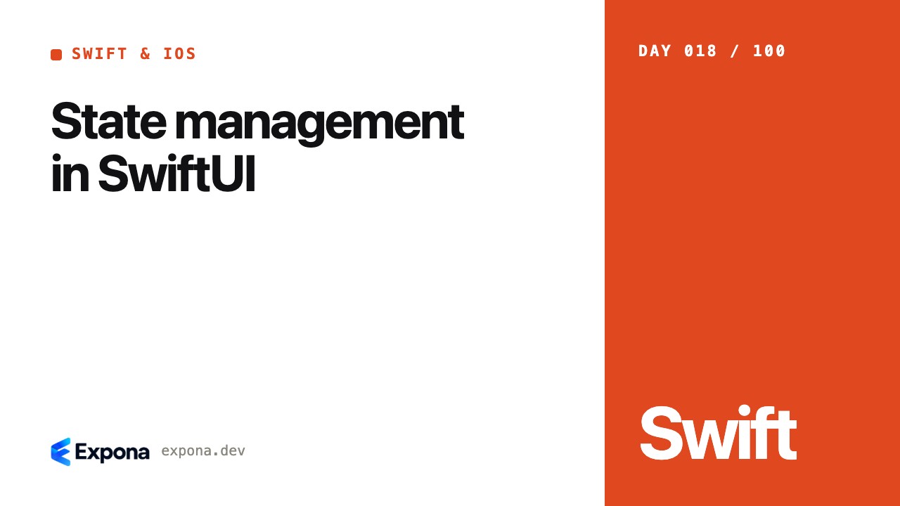 State management in SwiftUI in Swift, SwiftUI & iOS Apps
