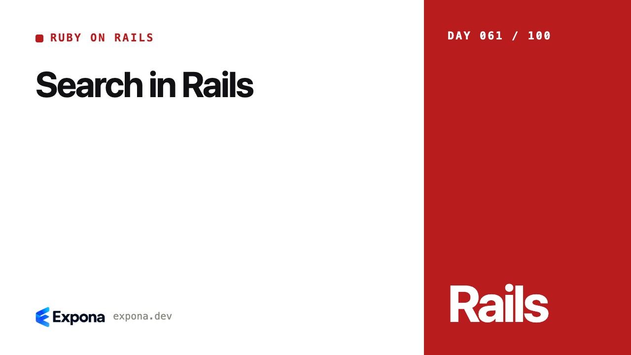 Search in Rails: Ruby on Rails best practices explained