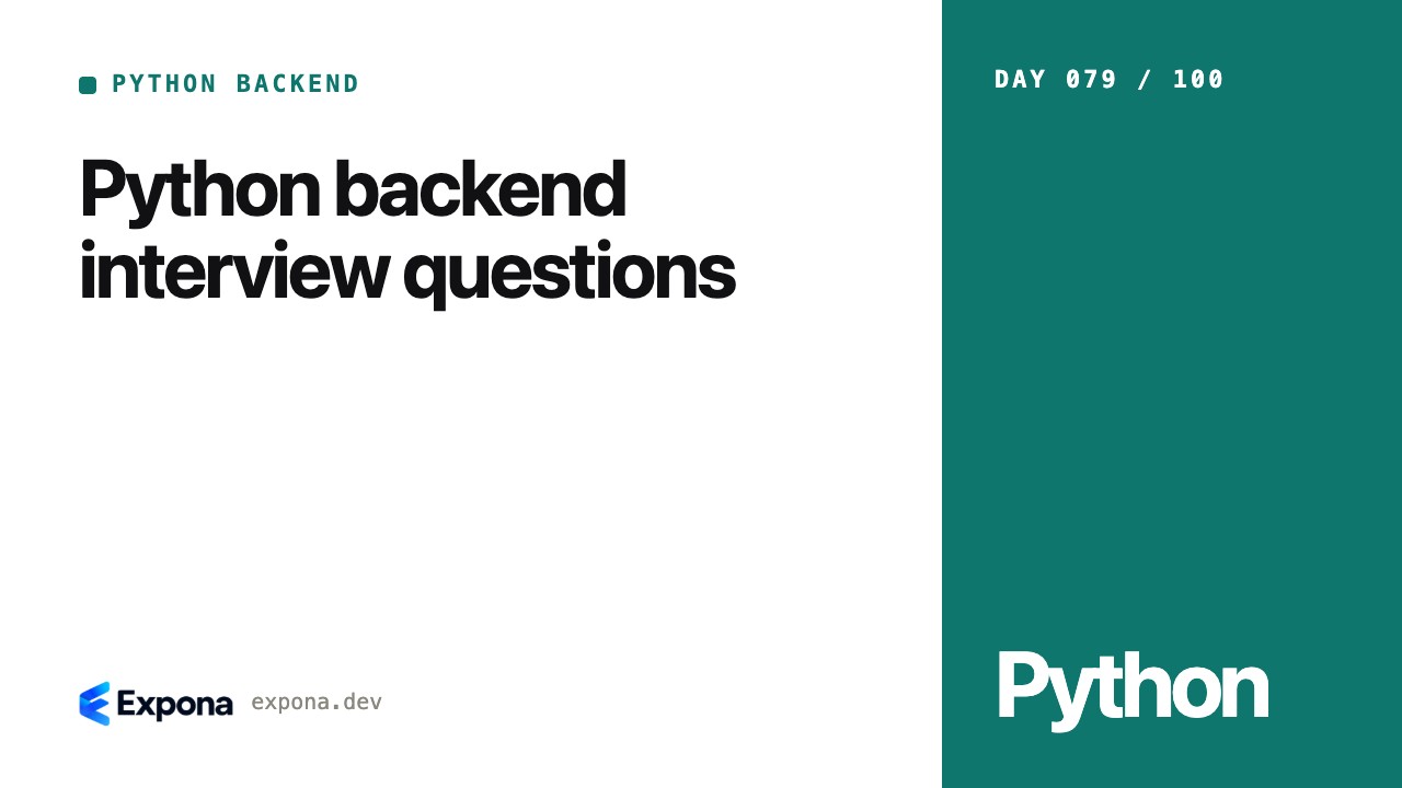 Python backend interview questions: a step-by-step guide