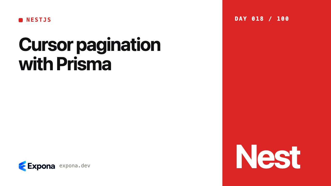 Cursor pagination with Prisma: a practical NestJS guide