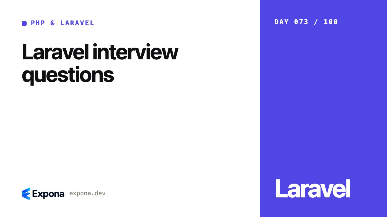 Laravel interview questions in PHP & Laravel Development