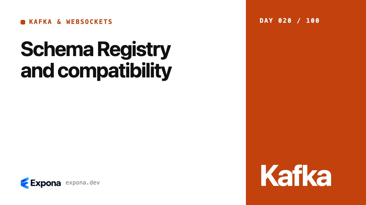 Schema Registry and compatibility in Kafka & WebSockets