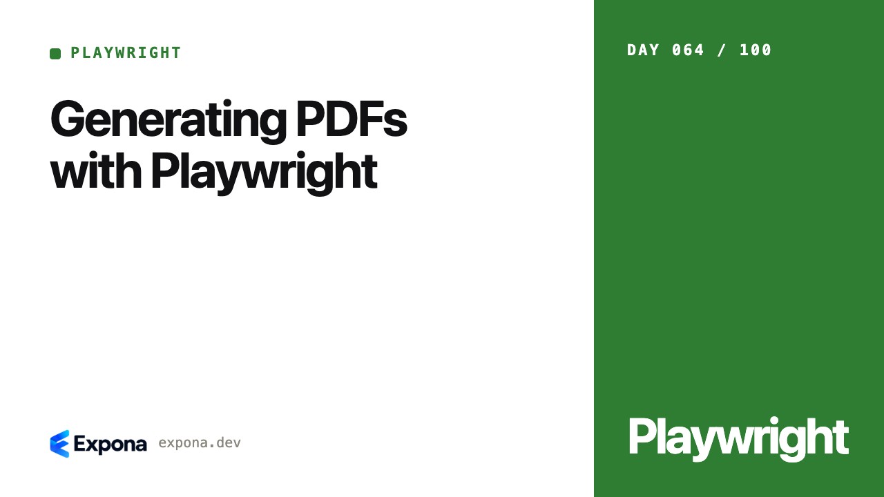 Generating PDFs with Playwright: lessons from production