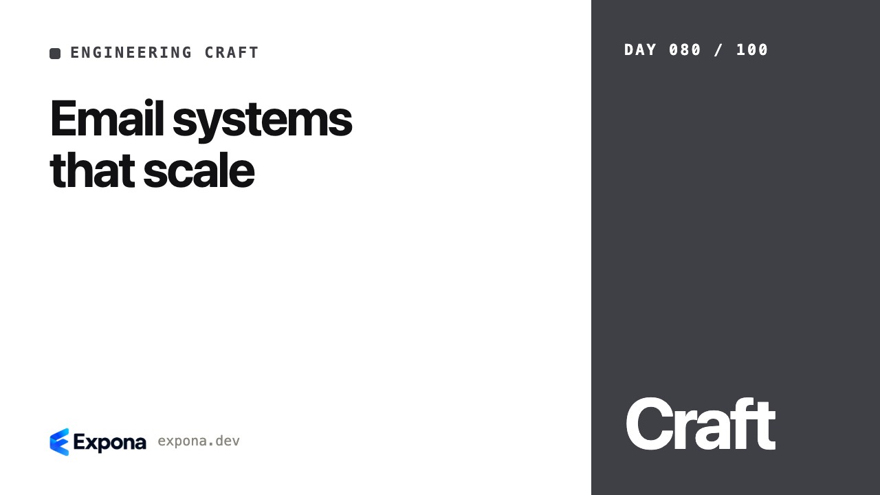 Email systems that scale: a hands-on guide for engineers