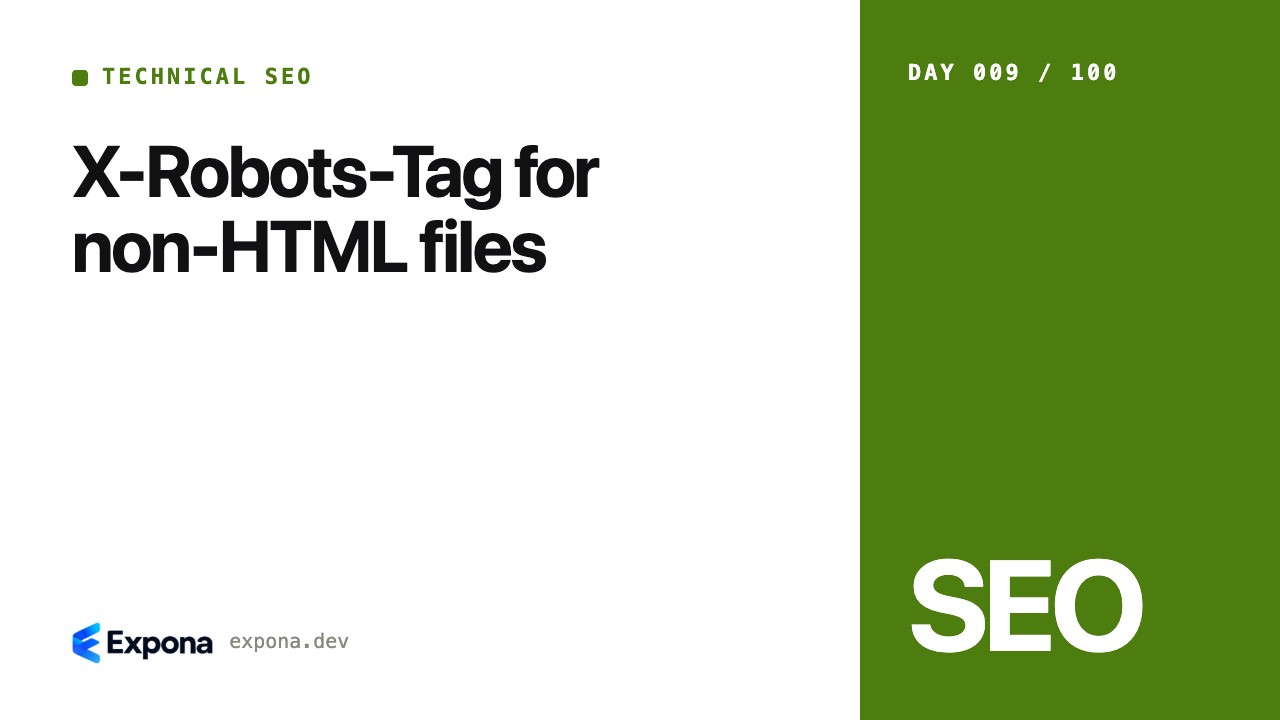 X-Robots-Tag for non-HTML files: lessons from production