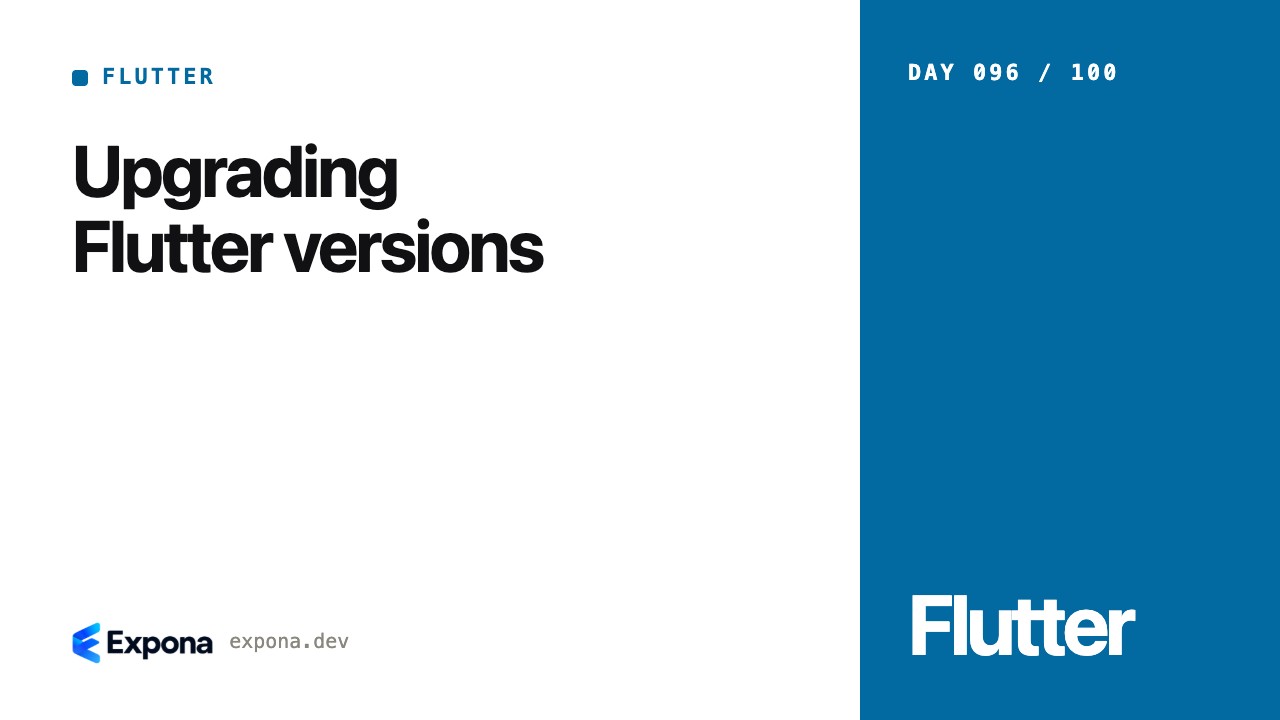 Upgrading Flutter versions: patterns, pitfalls and fixes