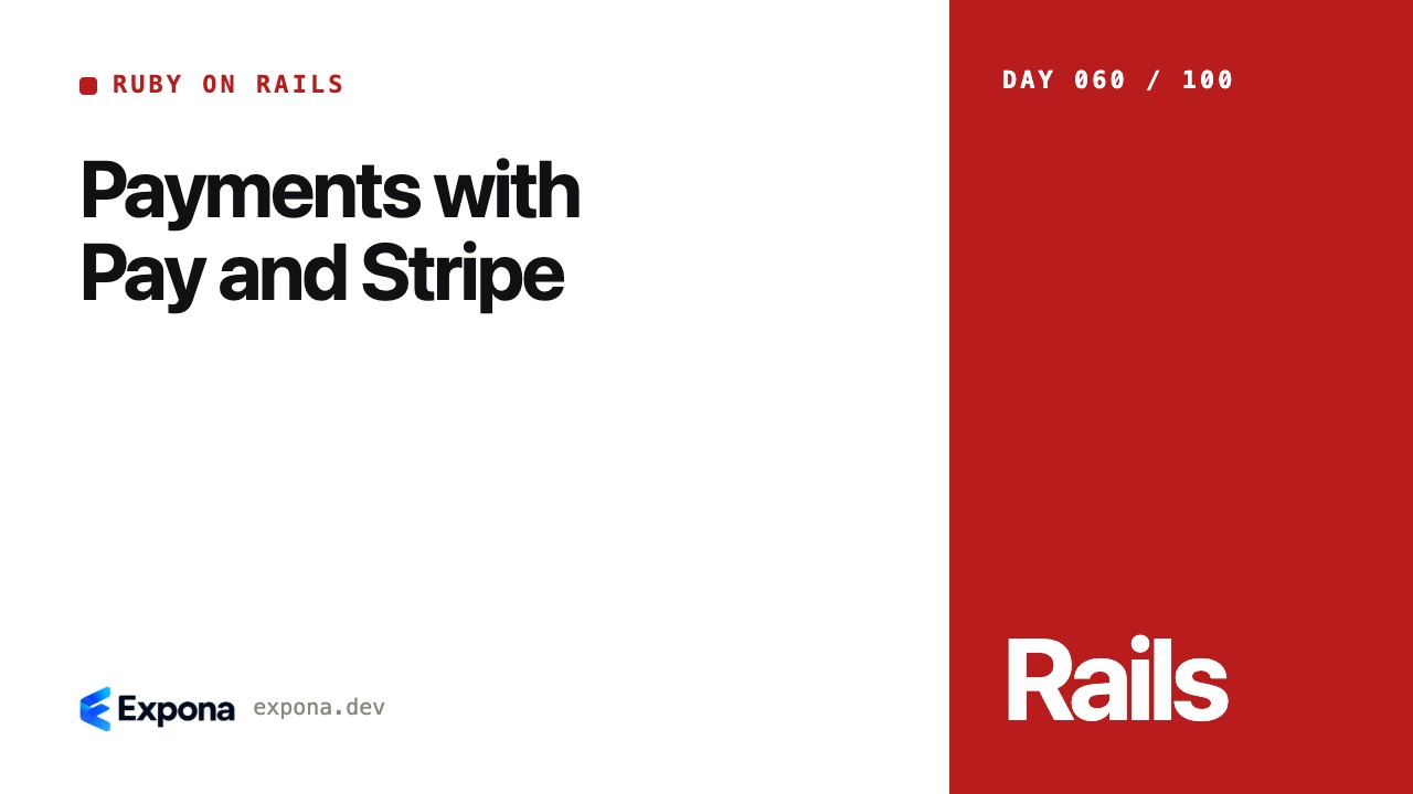 Payments with Pay and Stripe for Ruby on Rails developers