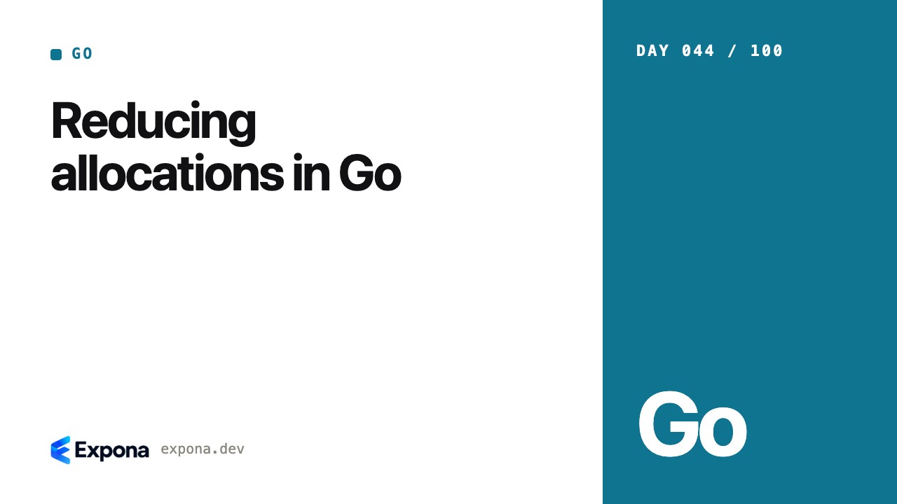 Reducing allocations in Go: patterns, pitfalls and fixes