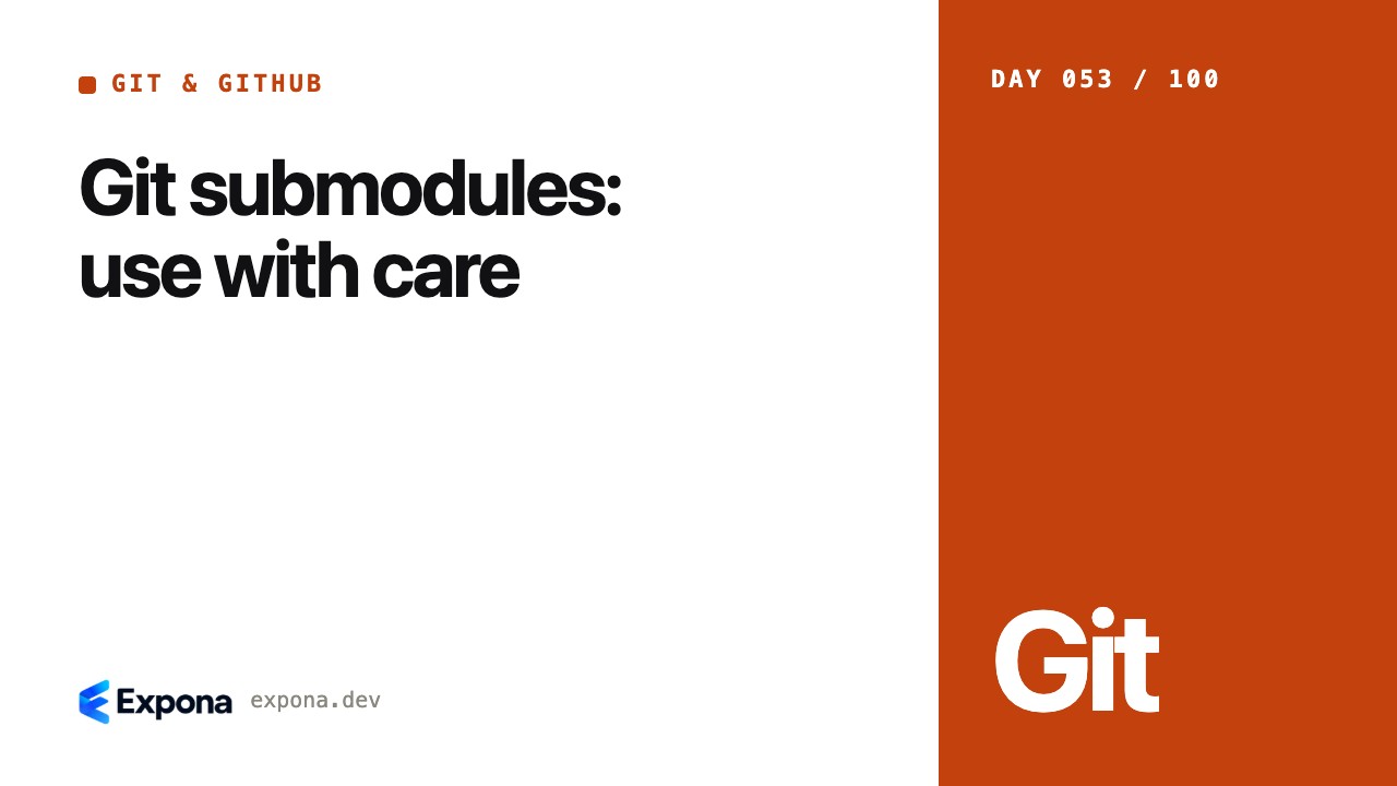 Git submodules: use with care — best practices explained
