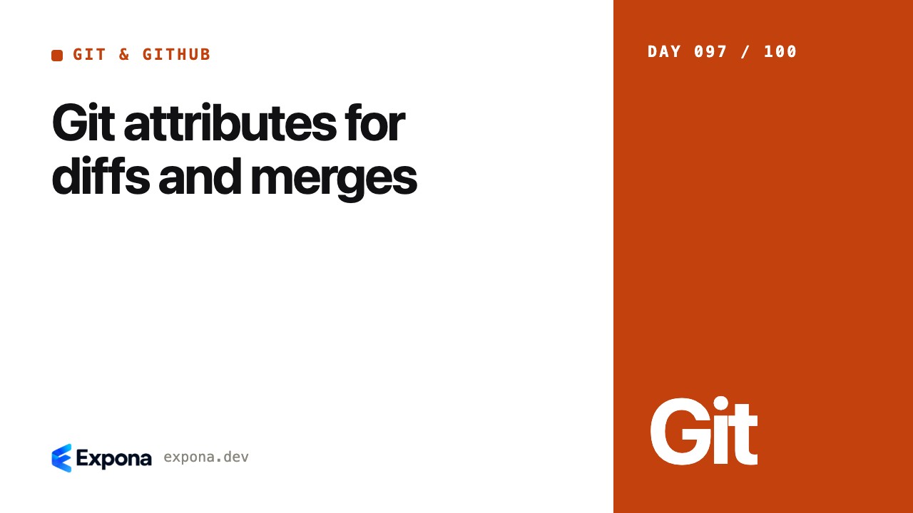Git attributes for diffs and merges: a step-by-step guide