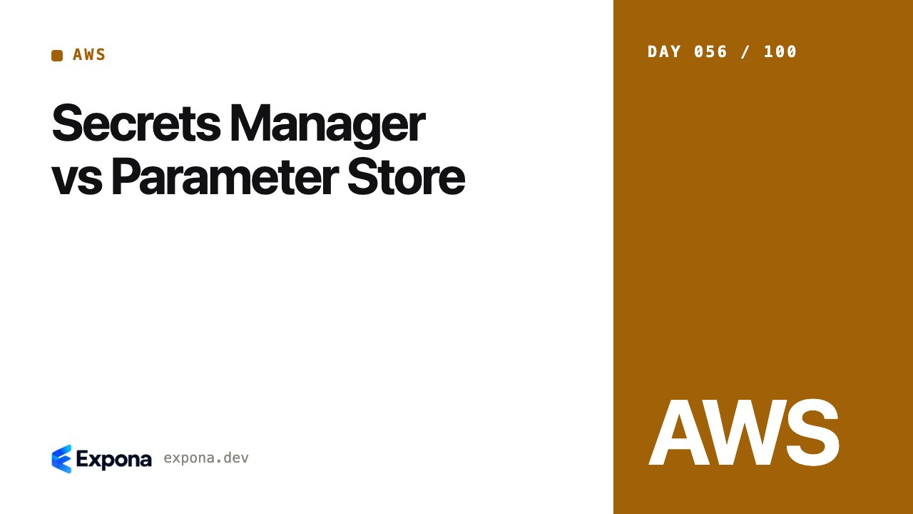 Secrets Manager vs Parameter Store in AWS for Developers