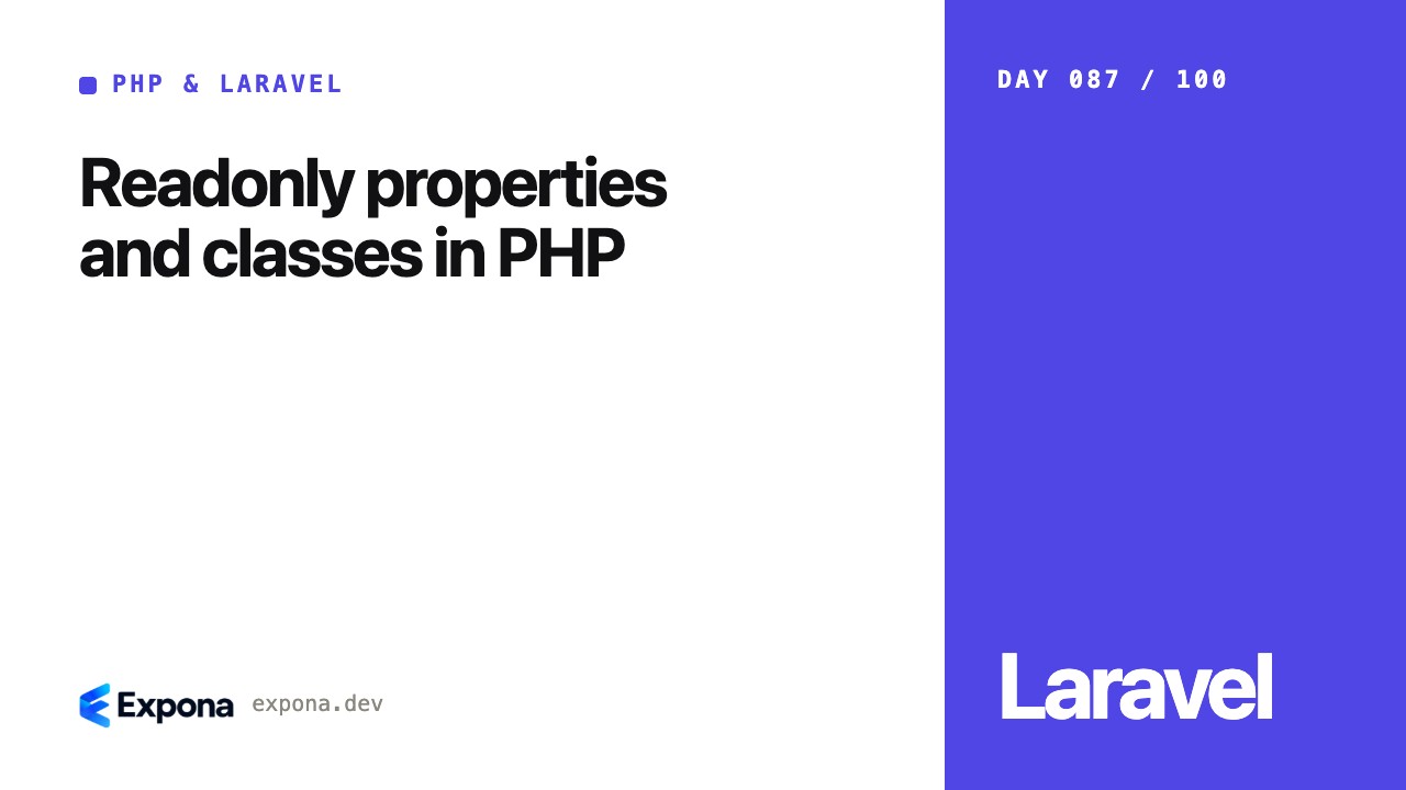 Readonly properties and classes in PHP, explained simply
