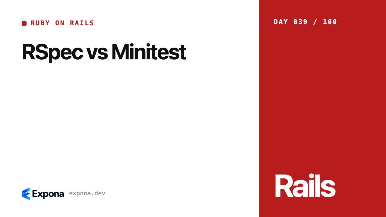 RSpec vs Minitest: Ruby on Rails lessons from production