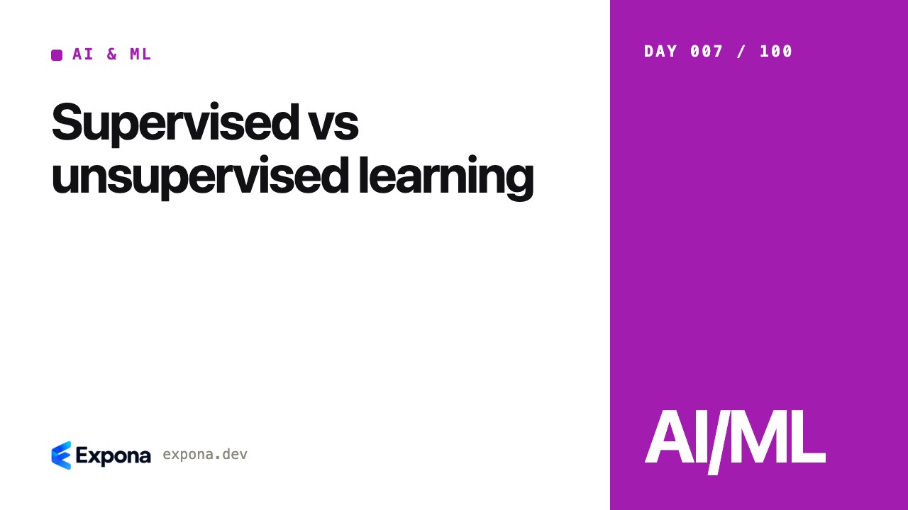 Supervised vs unsupervised learning: a step-by-step guide