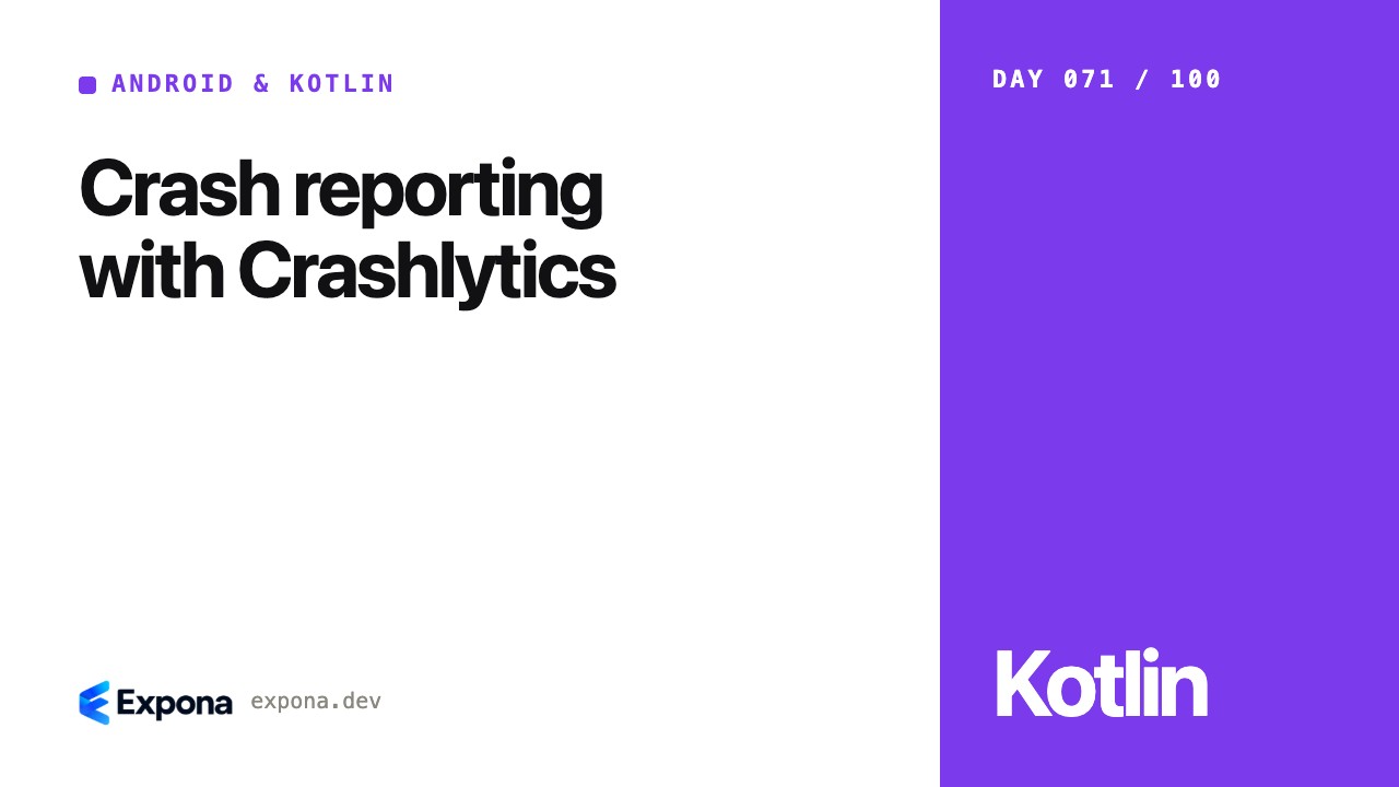 Crash reporting with Crashlytics: lessons from production