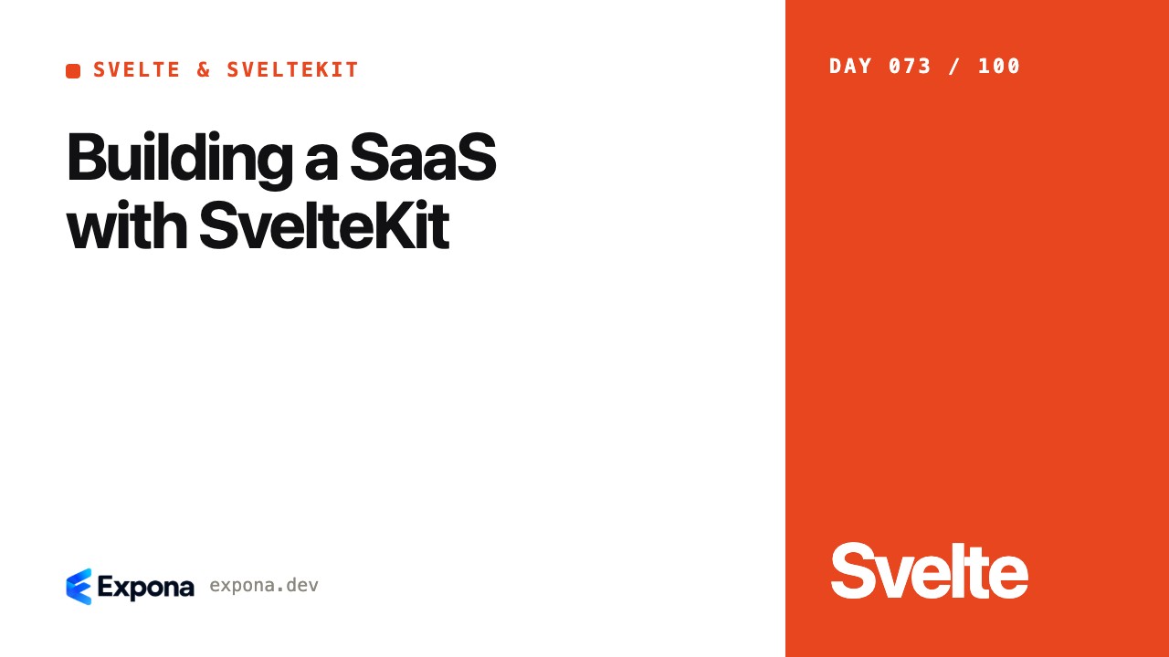 Building a SaaS with SvelteKit: best practices explained