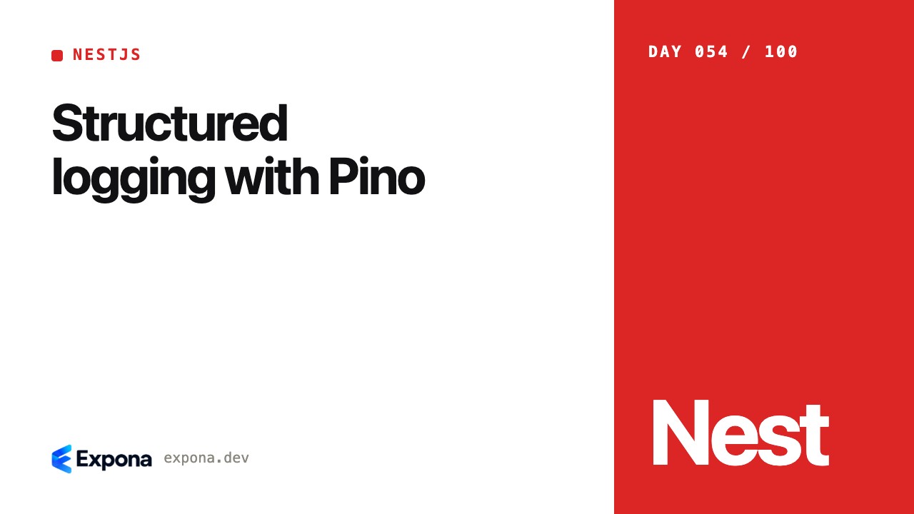 Structured logging with Pino: what developers should know