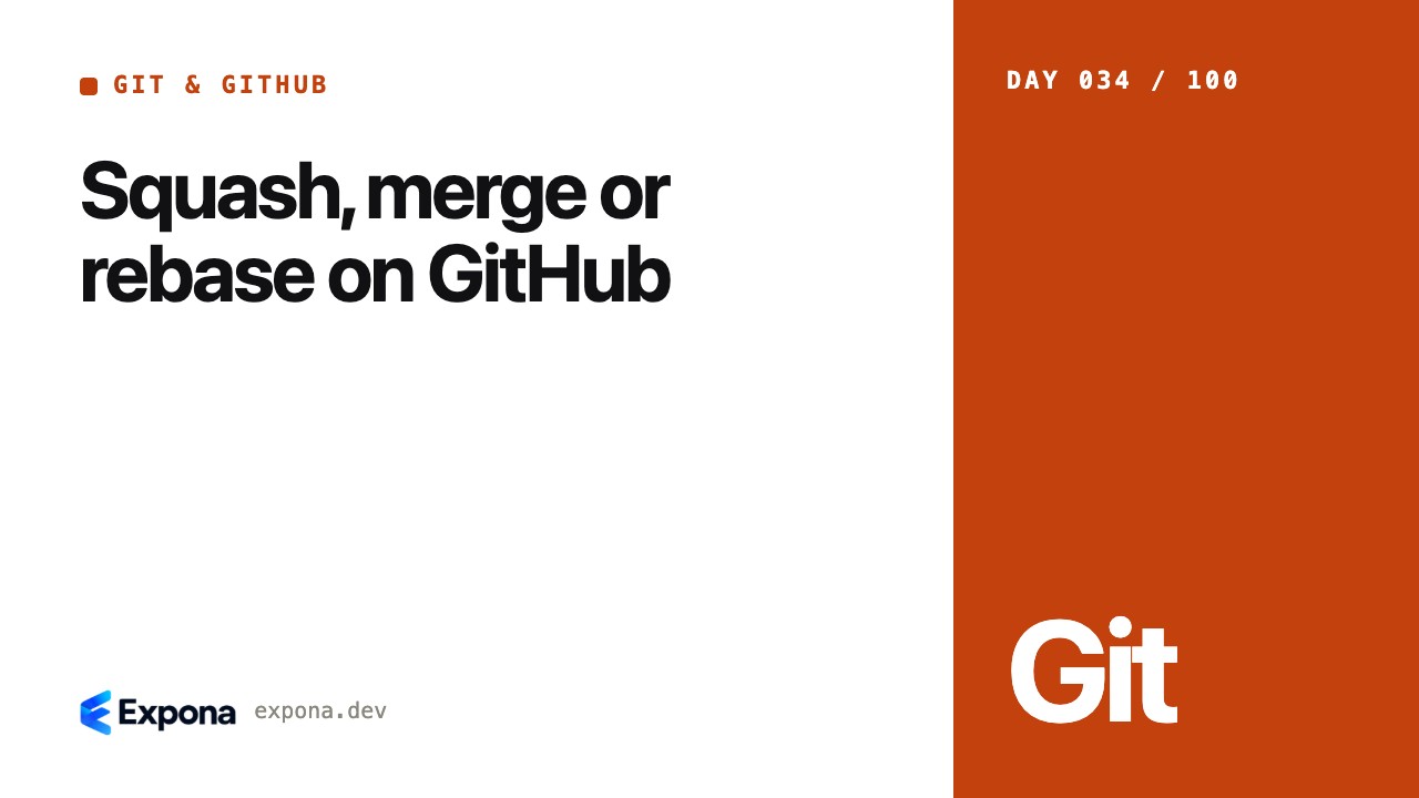 Squash, merge or rebase on GitHub: a step-by-step guide