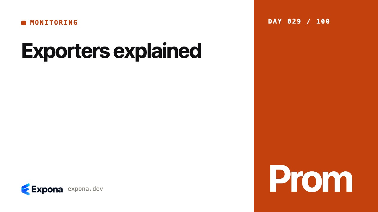 Exporters explained: Monitoring best practices explained