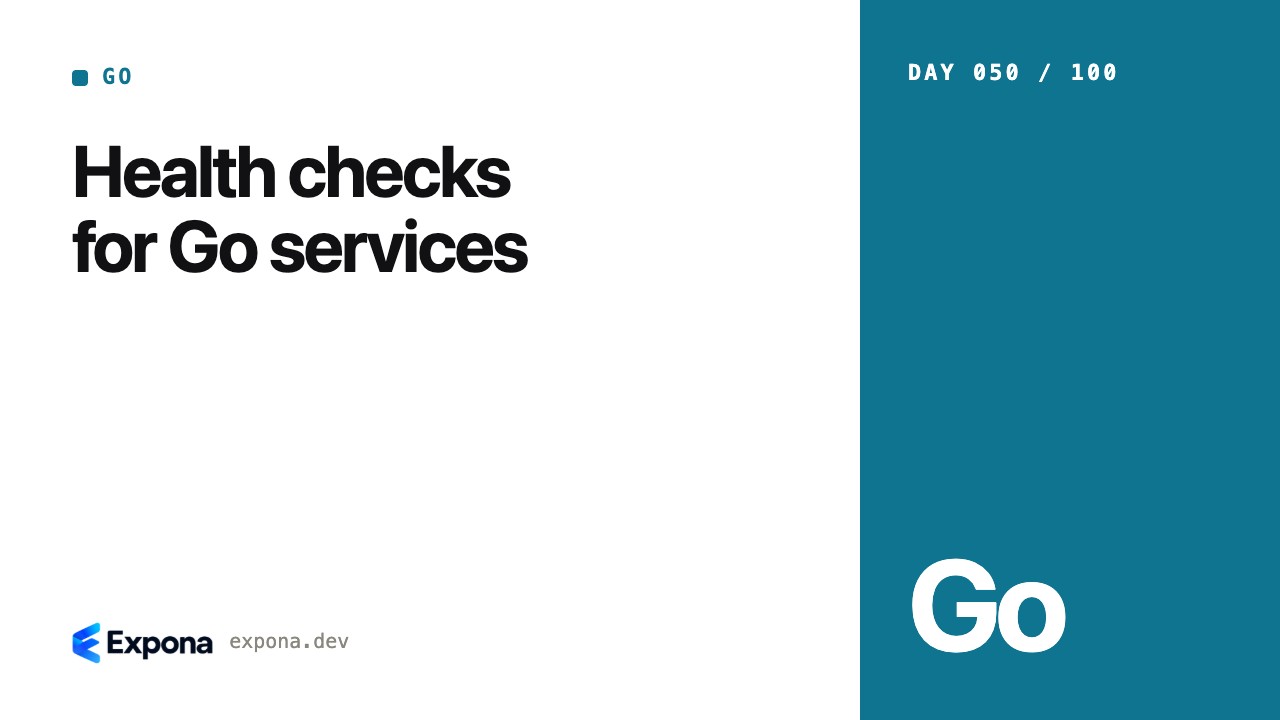 Health checks for Go services: best practices explained