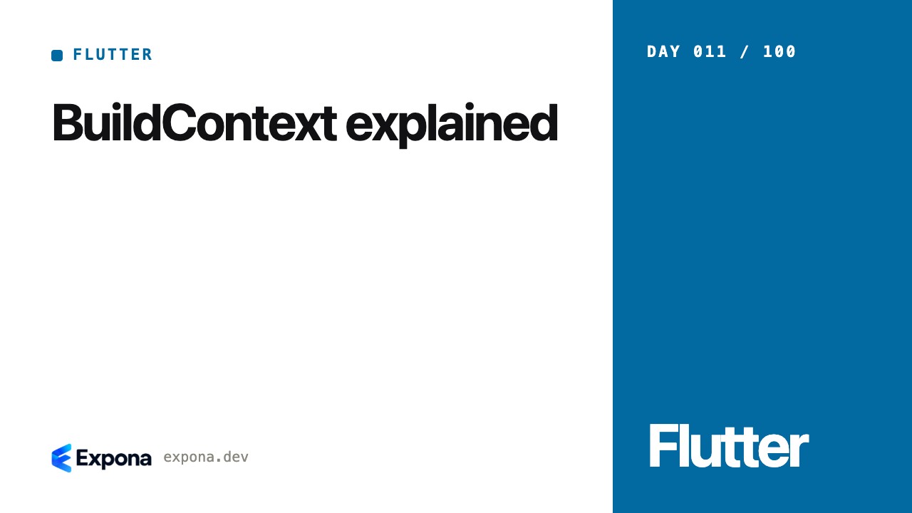 BuildContext explained: Flutter best practices explained