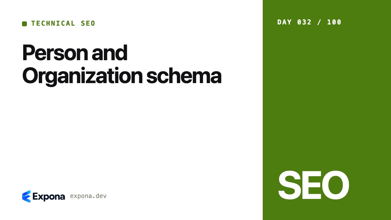 Person and Organization schema: best practices explained