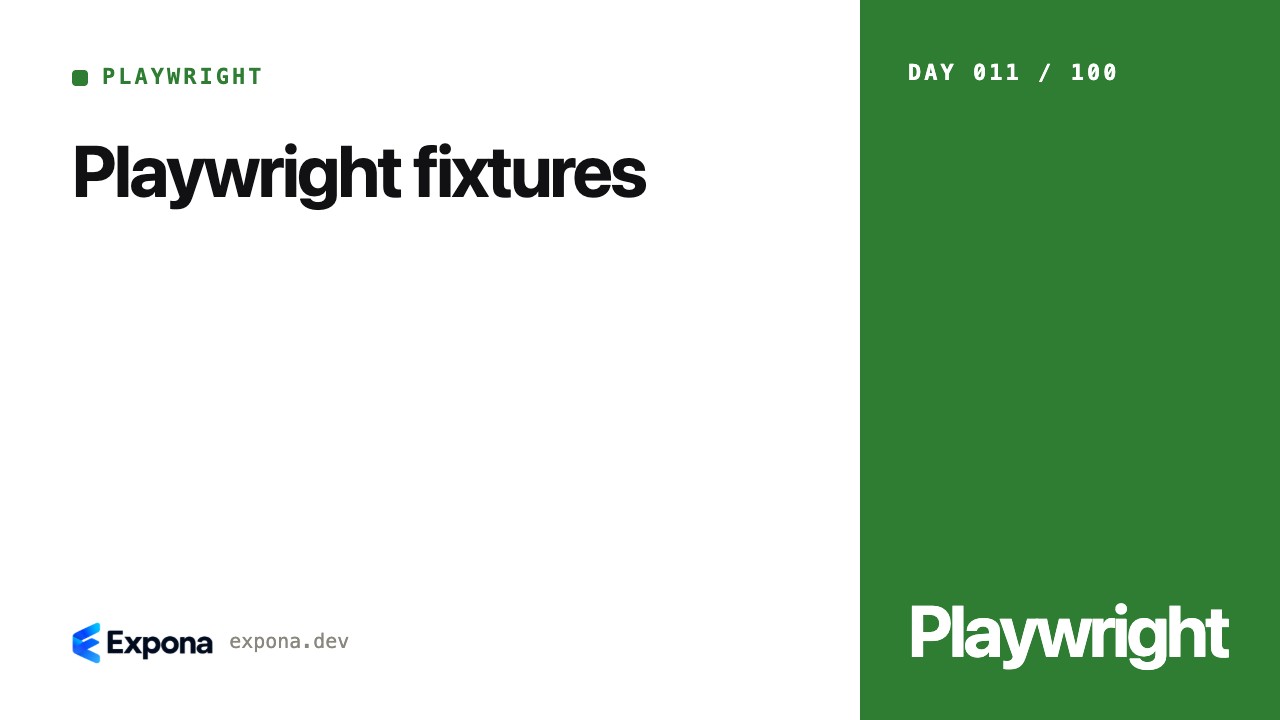 Playwright fixtures: a practical guide for developers